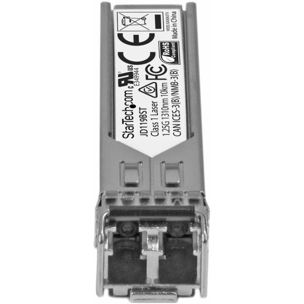 StarTech.com HPE JD119B Compatible SFP Module - 1000BASE-LX - 1GE Gigabit Ethernet SFP 1GbE Single Mode (SMF) Fiber Optic Transceiver 10km - Image 2