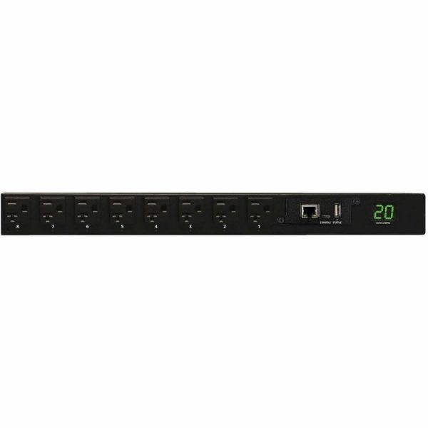 Eaton 1.9kW Single-Phase Switched PDU - LX Interface, 120V Outlets (16 5-15/20R), L5-20P/5-20P Input, 12 ft. (3.66 m) Cord, 1U Rack-Mount, TAA - Image 3