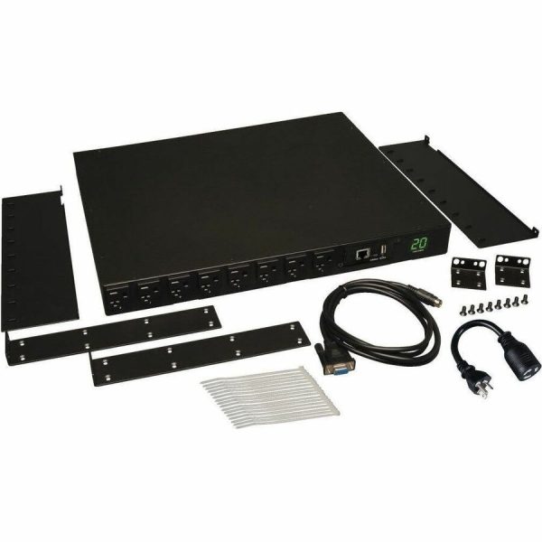 Eaton 1.9kW Single-Phase Switched PDU - LX Interface, 120V Outlets (16 5-15/20R), L5-20P/5-20P Input, 12 ft. (3.66 m) Cord, 1U Rack-Mount, TAA - Image 4