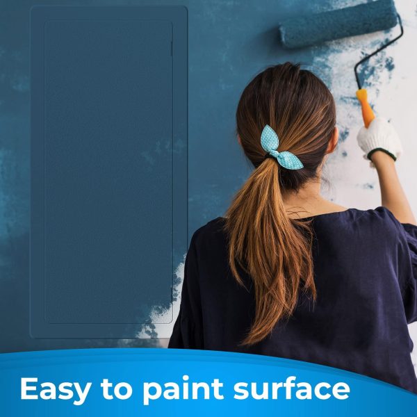 Access Panel for Drywall   14 x 29 inch   Wall Hole Cover   Access Door   Plumbing Access Panel for Drywall   Heavy Durable Plastic White - Image 4