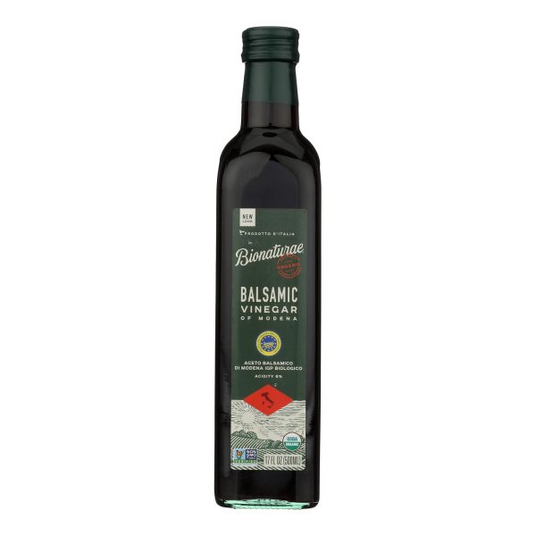 Bionaturae Organic Balsamic Vinegar Of Modena  - Case of 12 - 17 FZ