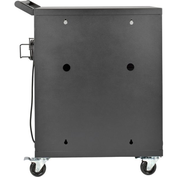 Eaton Tripp Lite Series Multi-Device Charging Cart, 32 AC Outlets, Chromebooks and Laptops, Wall-Mount Option, Black - Image 6