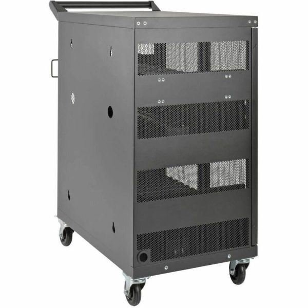 Eaton Tripp Lite Series Multi-Device Charging Cart, 32 AC Outlets, Chromebooks and Laptops, Wall-Mount Option, Black - Image 8