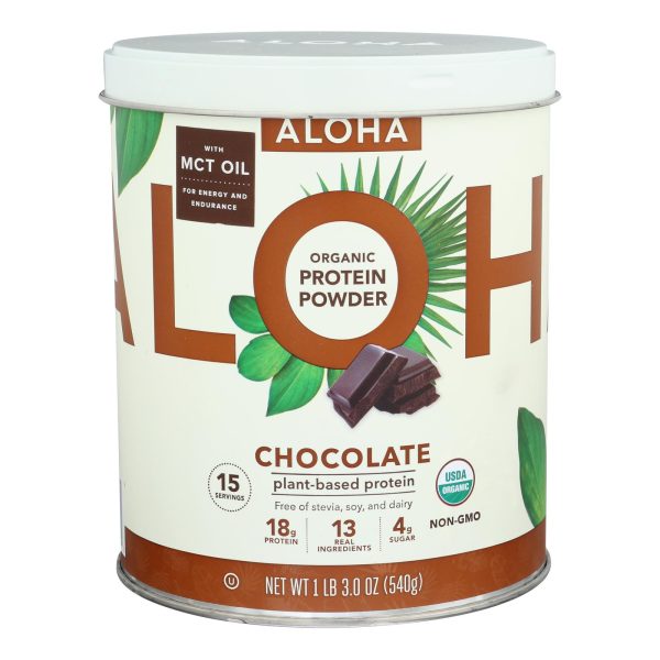 Aloha Inc - Prot Pwdr Plant Choco - 1 Each-1.22 LB - Image 3