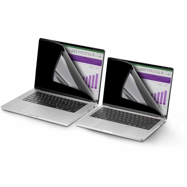 StarTech.com 13.3-inch MacBook Pro M1/M2 Laptop Privacy Screen, Anti-Glare and Blue Light Reduction Privacy Filter, Flip-Over - Image 4