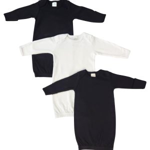 Unisex Newborn Baby 3 Piece Gown Set Nc_0871