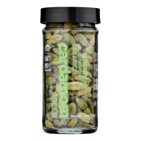 Spicely Organics - Organic Cardamom - Pods Green - Case of 3 - 1.2 oz. - Image 2