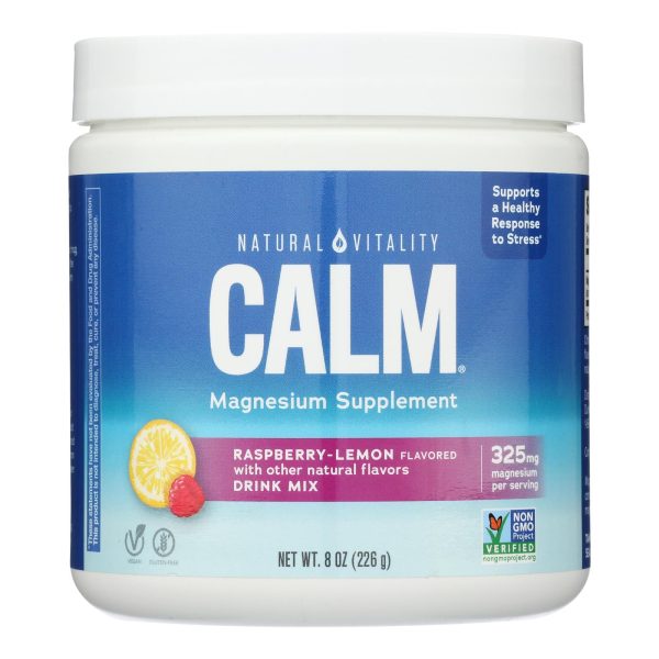 Natural Vitality - Calm Raspberry-lemon - 1 Each 1-8 OZ - Image 2