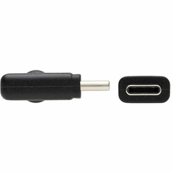 Eaton Tripp Lite Series USB-C Cable (M/M) - USB 3.2 Gen 2 (10 Gbps), 5A (100W) Rating, Thunderbolt 3 Compatible, Right-Angle Plug, 1 m (3.3 ft.) - Image 3