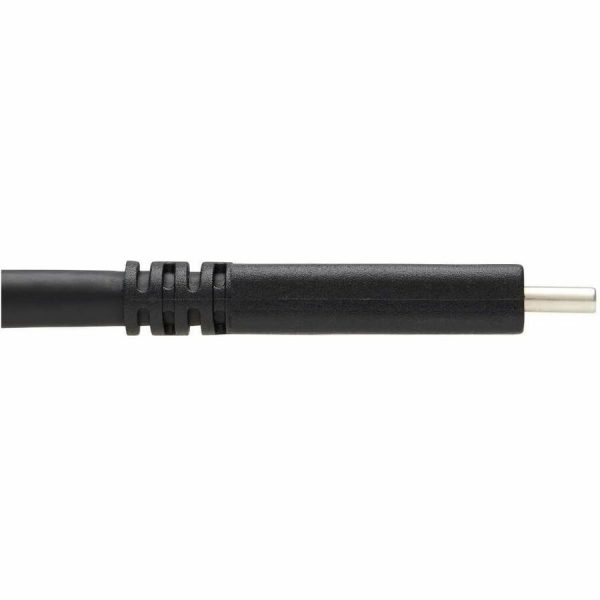 Eaton Tripp Lite Series USB-C Cable (M/M) - USB 3.2 Gen 2 (10 Gbps), 5A (100W) Rating, Thunderbolt 3 Compatible, Right-Angle Plug, 1 m (3.3 ft.) - Image 5