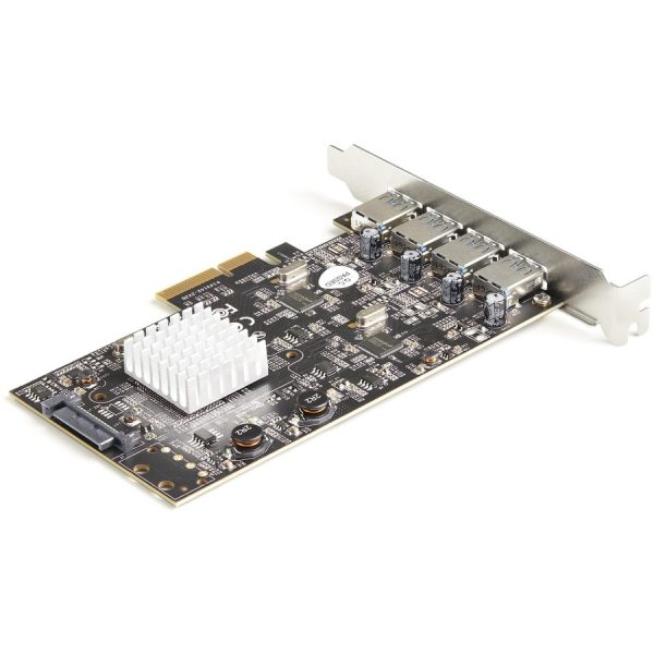 StarTech.com 4-Port USB PCIe Card - 10Gbps USB 3.2 Gen 2 Type-A PCI Express Expansion Card - 2 Controllers - 4xUSB - Windows/Mac/Linux - Image 2