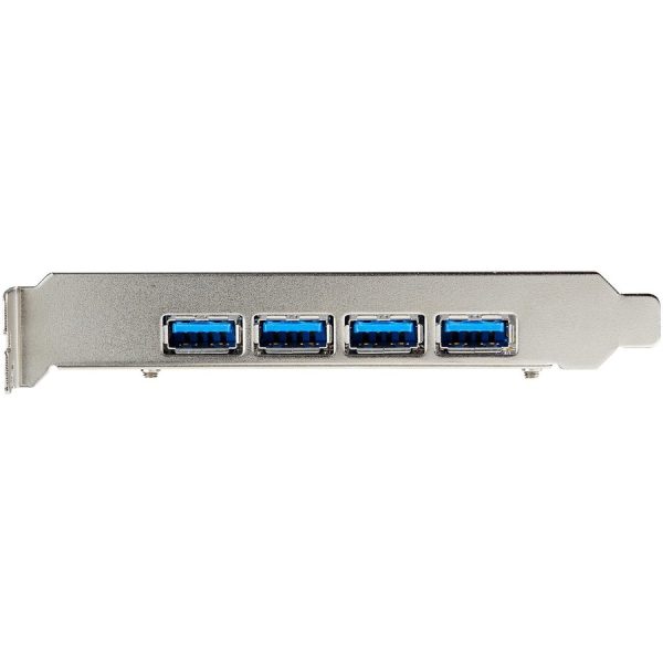 StarTech.com 4-Port USB PCIe Card - 10Gbps USB 3.2 Gen 2 Type-A PCI Express Expansion Card - 2 Controllers - 4xUSB - Windows/Mac/Linux - Image 4