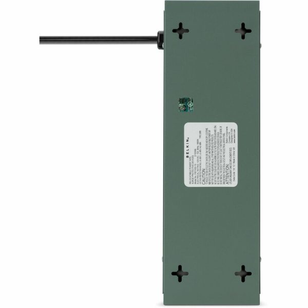 Belkin 10-Outlet Metal Surge Protector - 15ft Cord - Straight Plug - 885J - On-Off Switch - Green (5-pack) - Image 5