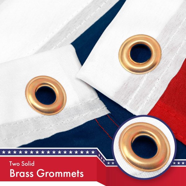 Betsy Ross Flag 3x5 Ft 10-Pack 150D Printed Polyester By G128 - Image 2