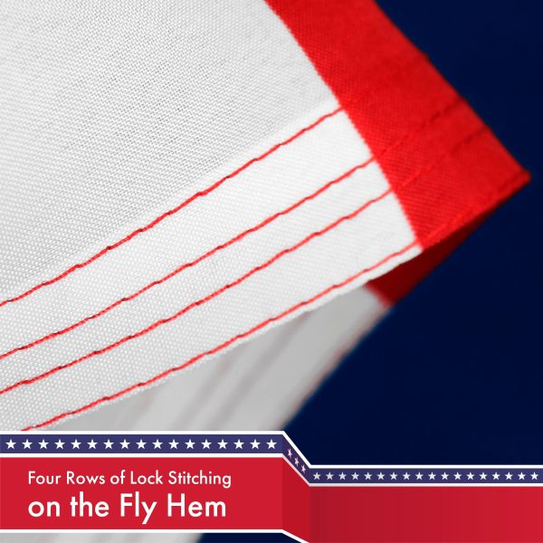 Betsy Ross Flag 3x5 Ft 10-Pack 150D Printed Polyester By G128 - Image 5