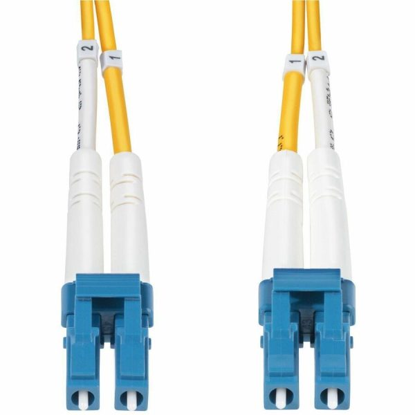 StarTech.com 5m (16.4ft) LC to LC (UPC) OS2 Single Mode Duplex Fiber Optic Cable, 9/125, 100G, Low Insertion Loss, LSZH Fiber Jumper Cord - Image 4