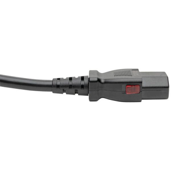 Eaton Tripp Lite Series Power Extension Cord, Locking C13 to C14 PDU Style - 10A, 250V, 18 AWG, 6 ft. (1.83 m) - Image 3