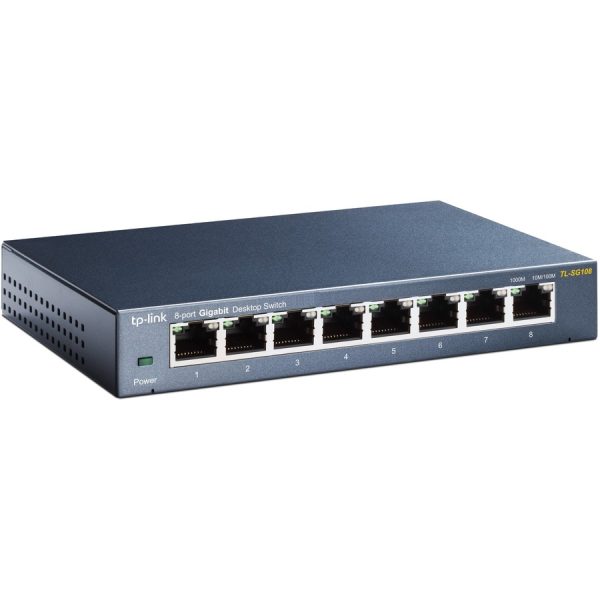 TP-LINK TL-SG108 - 8 Port Gigabit Unmanaged Ethernet Network Switch - Image 5