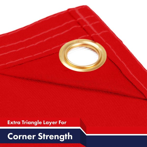 G128 3 Pack: American USA Flag | 3x5 Ft | LiteWeave Pro Series Printed 150D Polyester, 4 Corner Brass Grommets | Country Flag, Vibrant Colors, Perfect For Balcony, More Durable Than 100D 75D Polyester - Image 7