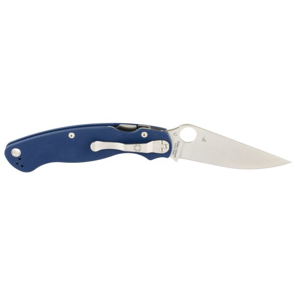 SPYDERCO MILITARY 2 G-10 4" BLUE - Image 2