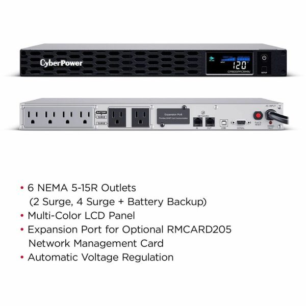 CyberPower CP1500PFCRM1U PFC Sinewave UPS Systems - Image 2