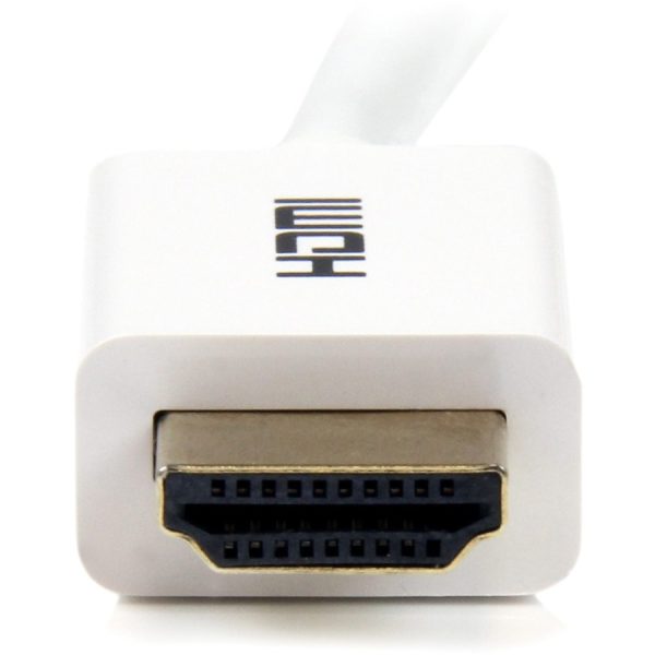 StarTech.com 16 ft CL3 Rated HDMI Cable w/ Ethernet, In Wall Rated HDMI Cable, 4K 30Hz UHD HDMI Cord, HDMI 1.4 Video/Display Cable, White - Image 3