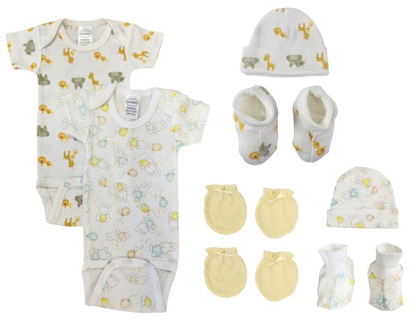 Unisex Newborn Baby 8 Pc  Sets Nc_0664