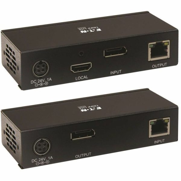 Eaton Tripp Lite Series DisplayPort over Cat6 Extender Kit, KVM Support, USB, 4K, DP1.2a, PoC, HDCP 2.2, 230 ft. (70 m), TAA - Image 2