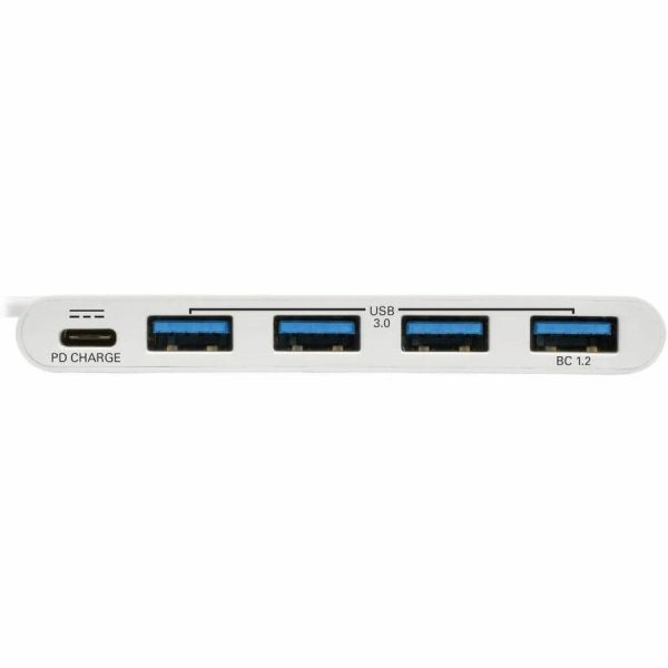 Eaton Tripp Lite Series 4-Port USB-C Hub, USB 3.x (5Gbps), 4x USB-A Ports, 60W PD Charging, White - Image 3