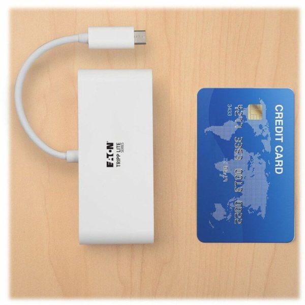 Eaton Tripp Lite Series 4-Port USB-C Hub, USB 3.x (5Gbps), 4x USB-A Ports, 60W PD Charging, White - Image 9