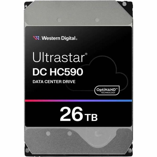 Western Digital Ultrastar DC HC500 0F65672 26 TB Hard Drive - 3.5" Internal - SATA (SATA/600) - Conventional Magnetic Recording (CMR) Method - Image 2