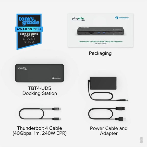 Plugable Thunderbolt 4 Dock with 100W Charging, Thunderbolt Certified - Image 7