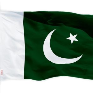 G128 Pakistan Pakistani Flag | 3x5 Ft | Printed 150D Polyester - Indoor/Outdoor, Vibrant Colors, Brass Grommets, Quality Polyester, Much Thicker More Durable Than 100D 75D Polyester