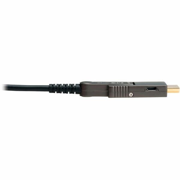 Eaton Tripp Lite Series 8K HDMI Fiber Active Optical Cable (AOC) with Detachable Connectors (M/M) - 8K UHD @ 60 Hz, HDR, HDCP 2.3, Black, 10 m (33 ft.) - Image 7