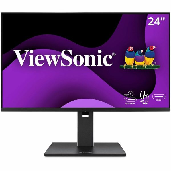 ViewSonic VG2458 24 Inch 1080p IPS Docking Monitor with Advanced Ergonomics, 100W USB C, 5-port USB Hub, HDMI, DisplayPort, and Daisy Chain for Home and Office - Image 6