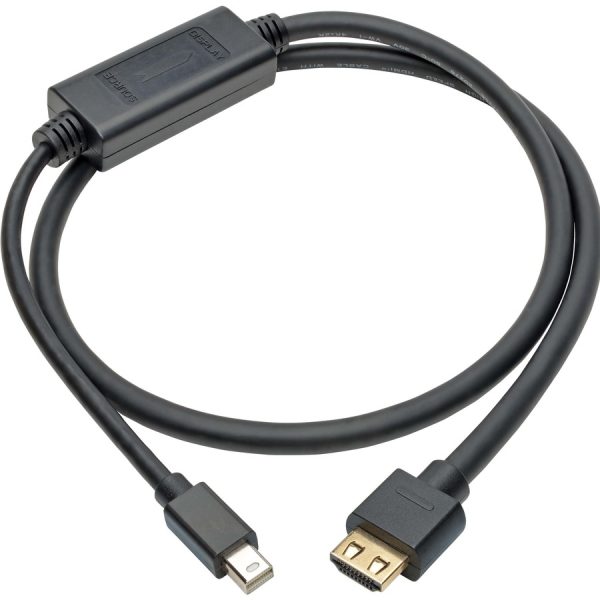 Eaton Tripp Lite Series Mini DisplayPort 1.4 to HDMI Active Adapter Cable (M/M), 4K 60 Hz, 4:4:4, HDR, HDCP 2.2, 6 ft. (1.8 m), TAA - Image 3