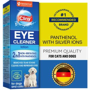 Cat & Dog Eye Wash Drops & Tear Stain Remover Cleaner | Eye Infection Treatment Helps Prevent Pink Eye Relief Allergies Symptoms Runny Dry Eyes   Safe for Small Animals