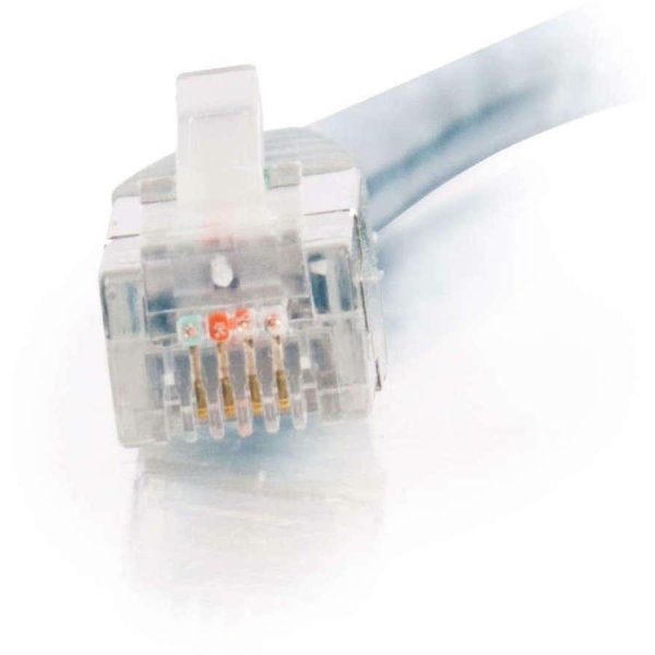 C2G 25ft High Speed Internet Modem Cable - Phone Cable - Transparent Blue - M/M - Image 3