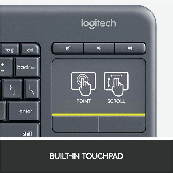 Logitech K400 Plus Touchpad Wireless Keyboard - Image 4