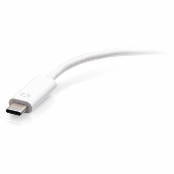 C2G USB-C to HDMI Audio/Video Adapter Converter - 4K 60Hz - White - Image 2