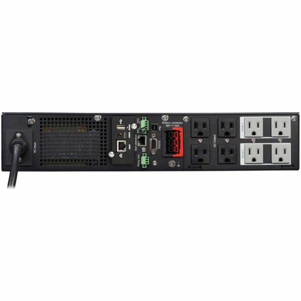 Eaton Tripp Lite Series SmartPro 750VA 750W 120V Line-Interactive Sine Wave UPS - 8 Outlets, Extended Run, Network Card Included, LCD, USB, DB9, 2U Rack/Tower - Image 3