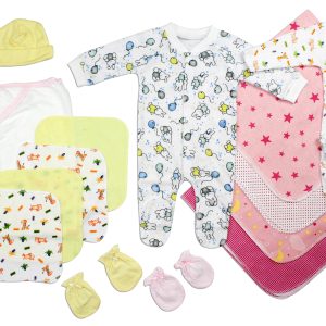 Newborn Baby Girls 21 Pc  Baby Shower Gift Set Ls_0040