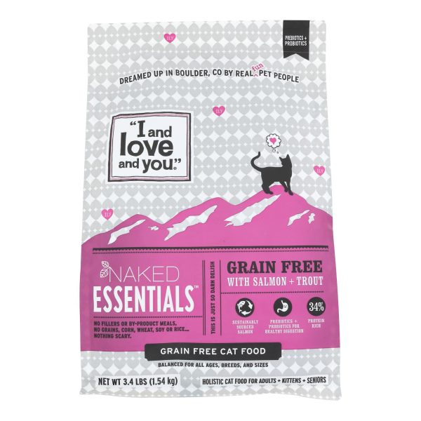 I And Love And You - Cat Kibble Slmn And Trout - Case of 4-3.4 LB - Image 3
