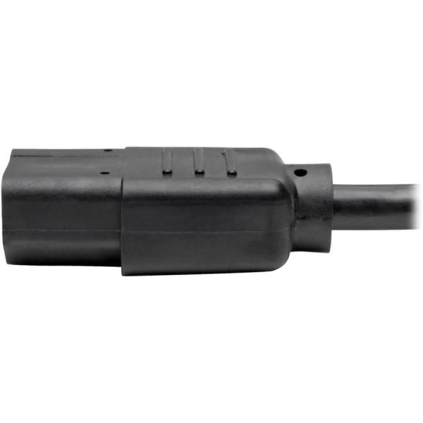 Eaton Tripp Lite Series Y Splitter Power Cable, NEMA 5-15P to 2x C13 - 10A, 125V, 18 AWG, 6 ft. (1.83 m), Black - Image 5