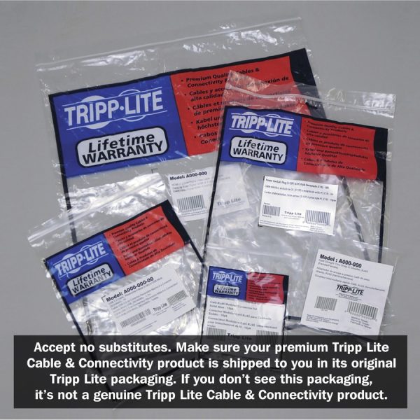 Eaton Tripp Lite Series Cat6 Gigabit Snagless Molded (UTP) Ethernet Cable (RJ45 M/M), PoE, Blue, 100 ft. (30.5 m) - Image 3
