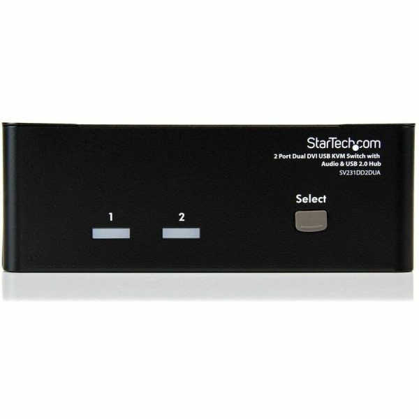StarTech.com 2 Port Dual DVI USB KVM Switch w/ Audio & USB Hub - Image 3