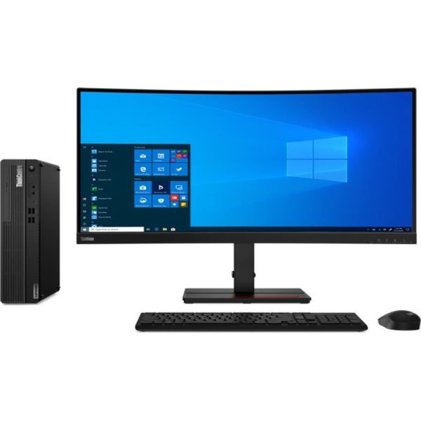 Lenovo ThinkCentre M75s Gen 2 11R80051US Desktop Computer - AMD Ryzen 5 PRO 5650G - 16 GB - 256 GB SSD - Small Form Factor - Black - Image 2