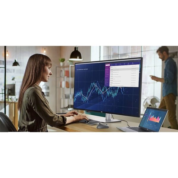Dell UltraSharp U4323QE 43" Class 4K UHD LCD Monitor - 16:9 - Silver - Image 7