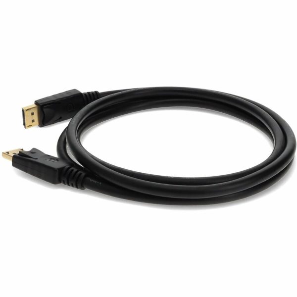 6ft Lenovo 0A36537 Compatible DisplayPort 1.2 Male to DisplayPort 1.2 Male Black Cable For Resolution Up to 2560x1600 (WQXGA) - Image 2