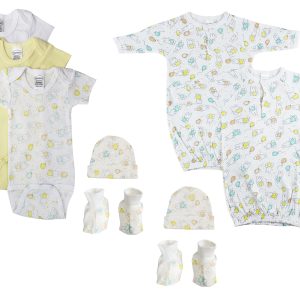 Unisex Newborn Baby 9 Pc  Sets Nc_0648